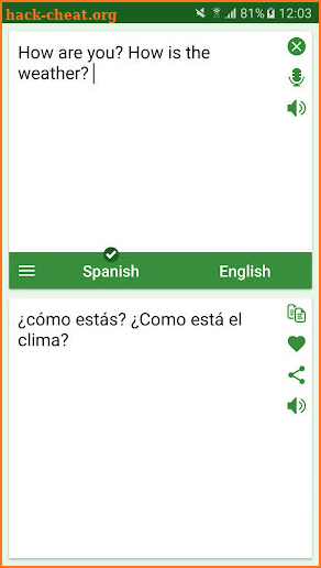 Spanish English Translator screenshot