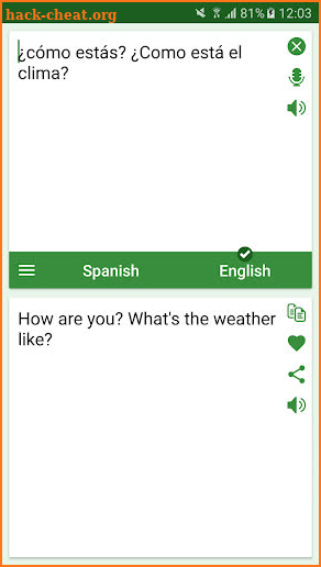 Spanish English Translator screenshot