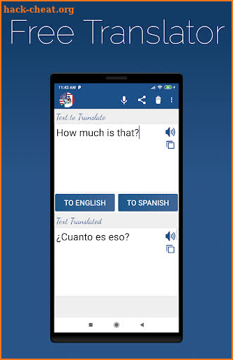 Spanish English Translator screenshot