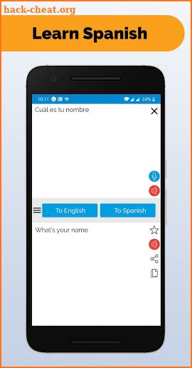 Spanish English Translator (No Ads) screenshot