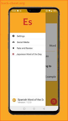 Spanish Word of the Day screenshot