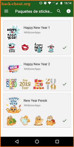 ✨🎇WAStickerApps - Happy New Year screenshot