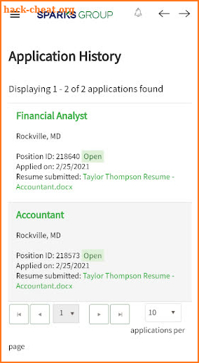 Sparks Group: Job Search and Career Management screenshot