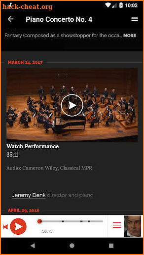 SPCO Classical Concert Library screenshot