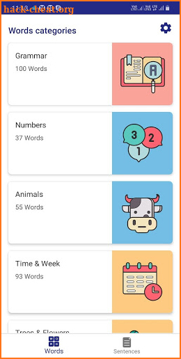 Speak Spanish - Routine Words and Sentences screenshot