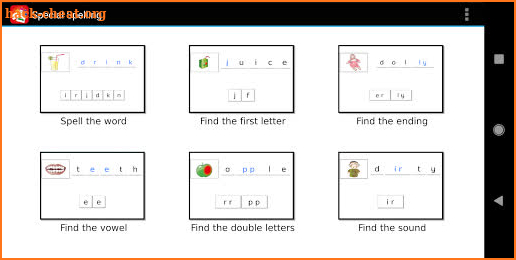 Special Spelling screenshot