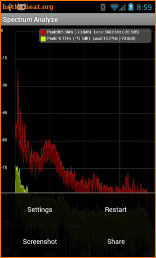 Spectrum Analyzer screenshot