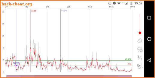 Spectrum RTA - audio analyzing tool screenshot