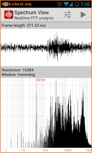 Spectrum View screenshot