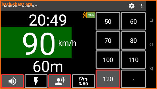 Speed Alarm & Dashcam screenshot