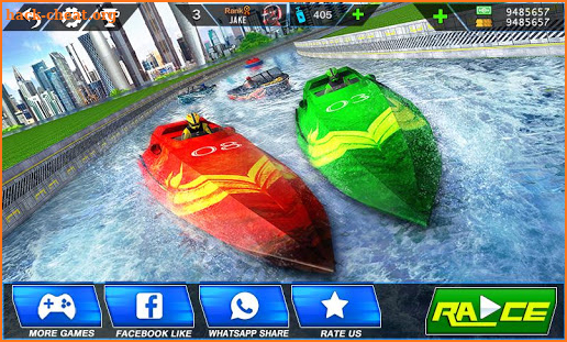 Speed Boat Crash Racing screenshot