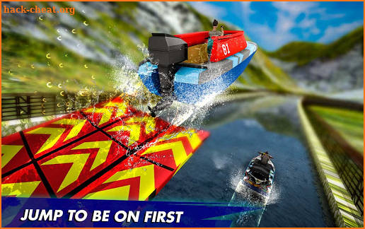 Speed Boat Water Racing Stunts 2020: Boat Games screenshot