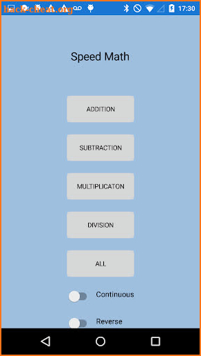 Speed Math screenshot