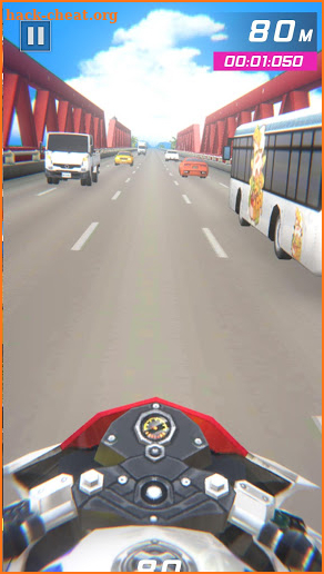 Speed Moto Racing : Highway Traffic Rider 3D screenshot