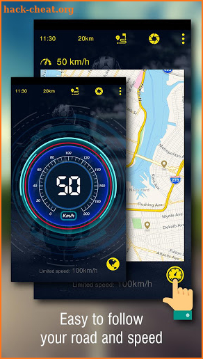 Speed Odometer Offline - GPS Speedometer screenshot