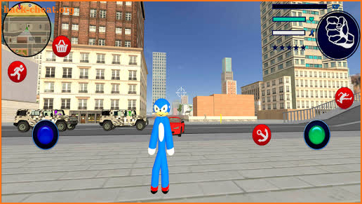 Speed Sonc Stickman Rope Hero Adventure Crime City screenshot