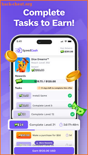 SpeedCash screenshot