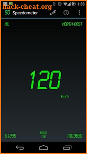 Speedometer screenshot