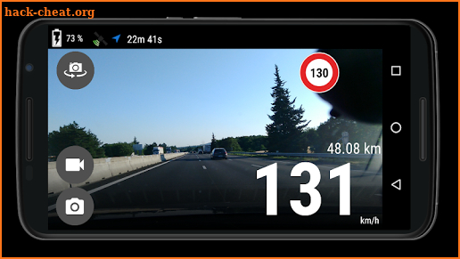 Speedometer GPS dashboard Car Map & Dashcam screenshot