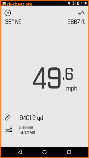 Speedometer GPS digital screenshot