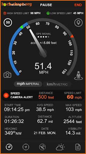 Speedometer GPS /Most accurate edition/ screenshot