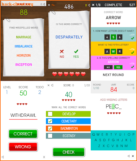 Spelling Games Bundle Pack 6in1 - Free screenshot