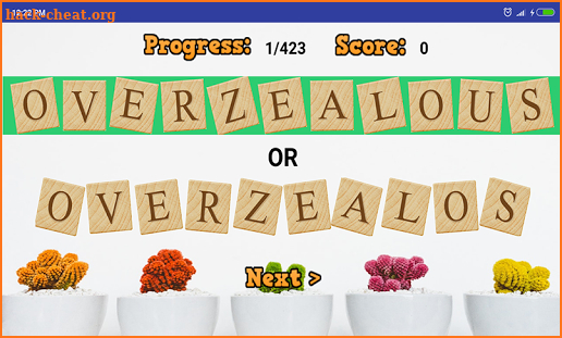 Spelling General Knowledge Quiz screenshot