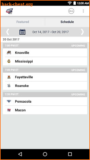 SPHL Live screenshot