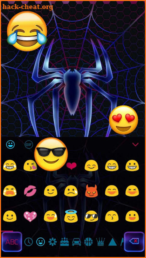 Spider Keyboard Theme screenshot