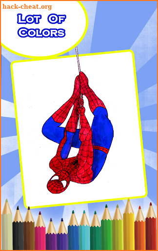 Spider-man Coloring game screenshot