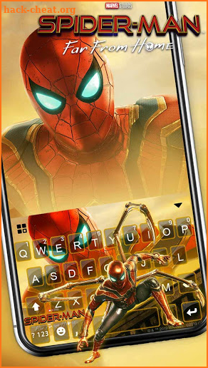 Spider-Man Iron Suit Keyboard Theme screenshot