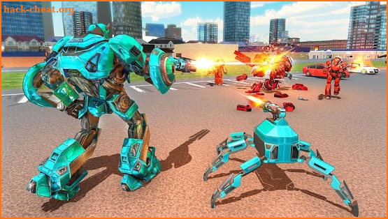 Spider Robot Game - Transforming Robot Spider Web screenshot