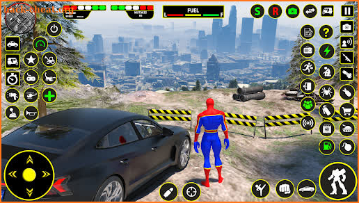 Spider Robot Hero Car Games screenshot