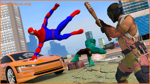 Spider Rope Man Superhero War Crime City Battle screenshot