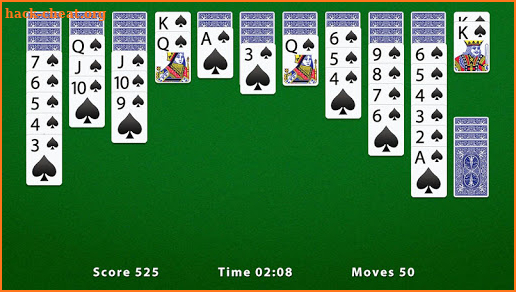 Spider Solitaire screenshot