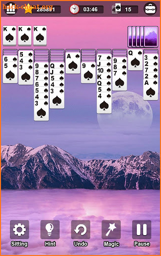 Spider Solitaire screenshot