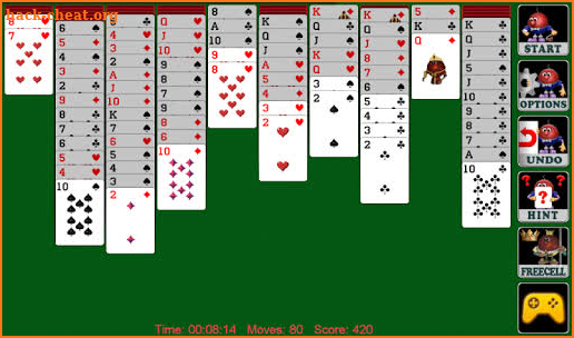 Spider Solitaire screenshot