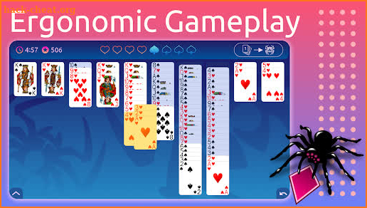 Spider Solitaire screenshot