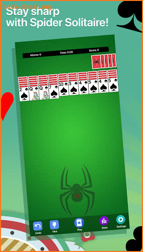 Spider Solitaire screenshot