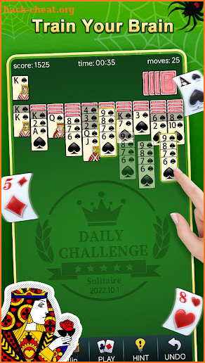 Spider Solitaire screenshot