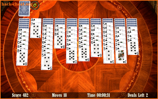 Spider Solitaire 3D screenshot