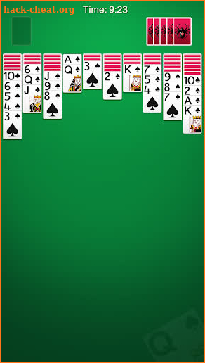 Spider Solitaire screenshot