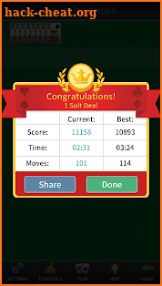 Spider Solitaire Classic screenshot