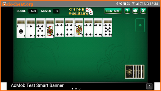 Spider Solitaire Classic 2018 screenshot