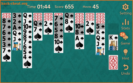 Spider Solitaire: Kingdom screenshot