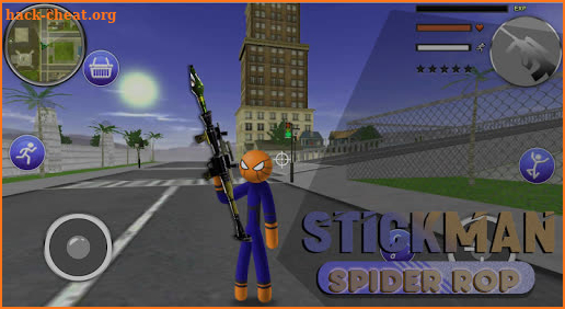 Spider Stickman Gangster Crime - Hero ROPE screenshot