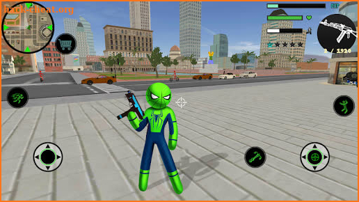 Spider Stickman Rope Hero  2 - Gangster Crime City screenshot