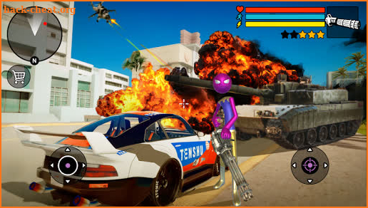 Spider Stickman Rope Hero 2 - Vegas Gangster Crime screenshot