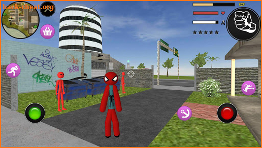 Spider Stickman Rope Hero Rise of The Warriors screenshot