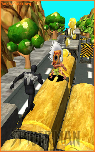 Spider Subway Run - Super Hero Dash screenshot